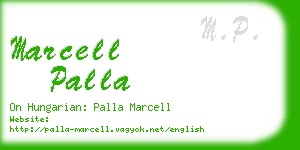 marcell palla business card